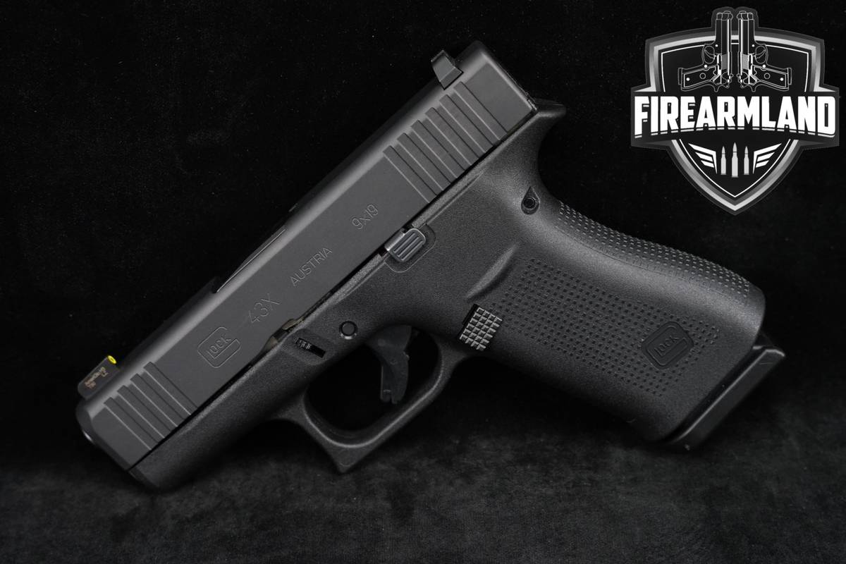 Glock G43X Slimline AmeriGlo Ultimate Carry 9mm 43X +2 MAGS & ORIG CASE