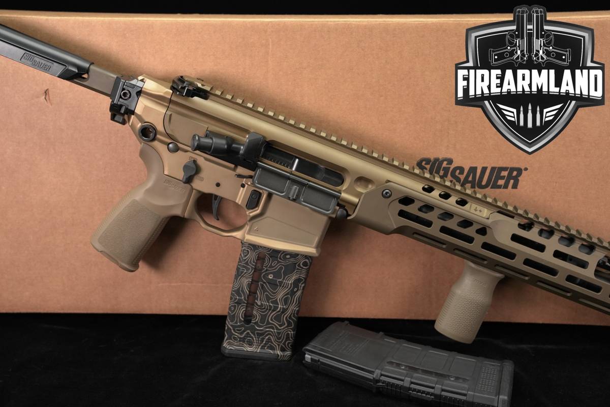 Sig Sauer MCX-SPEAR LT 5.56 NATO AR15 AR-15 16" FDE +2 MAGS & ORIG CASE