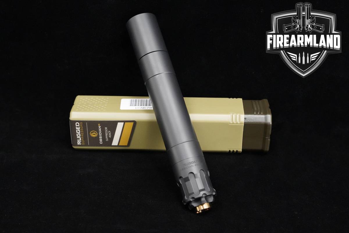 Rugged Suppressors Obsidian 45 ACP Obsidian-45 ACP +ORIG CASE