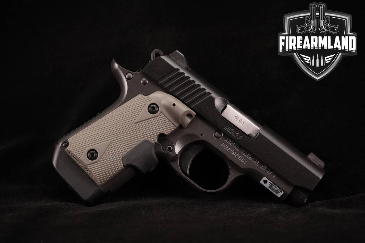 2018-2019 Kimber Micro 9 Crimson Trace 9mm 1911 Micro9 +2 MAGS & ORIG CASE