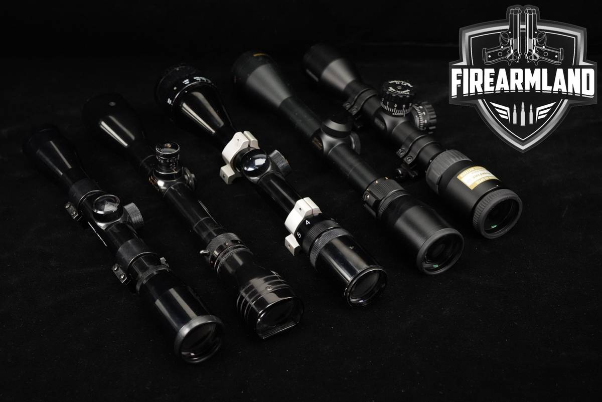FIVE SCOPE LOT 5 Pack Redfield Simmons Bushnell Nikon Riflescope Scopes