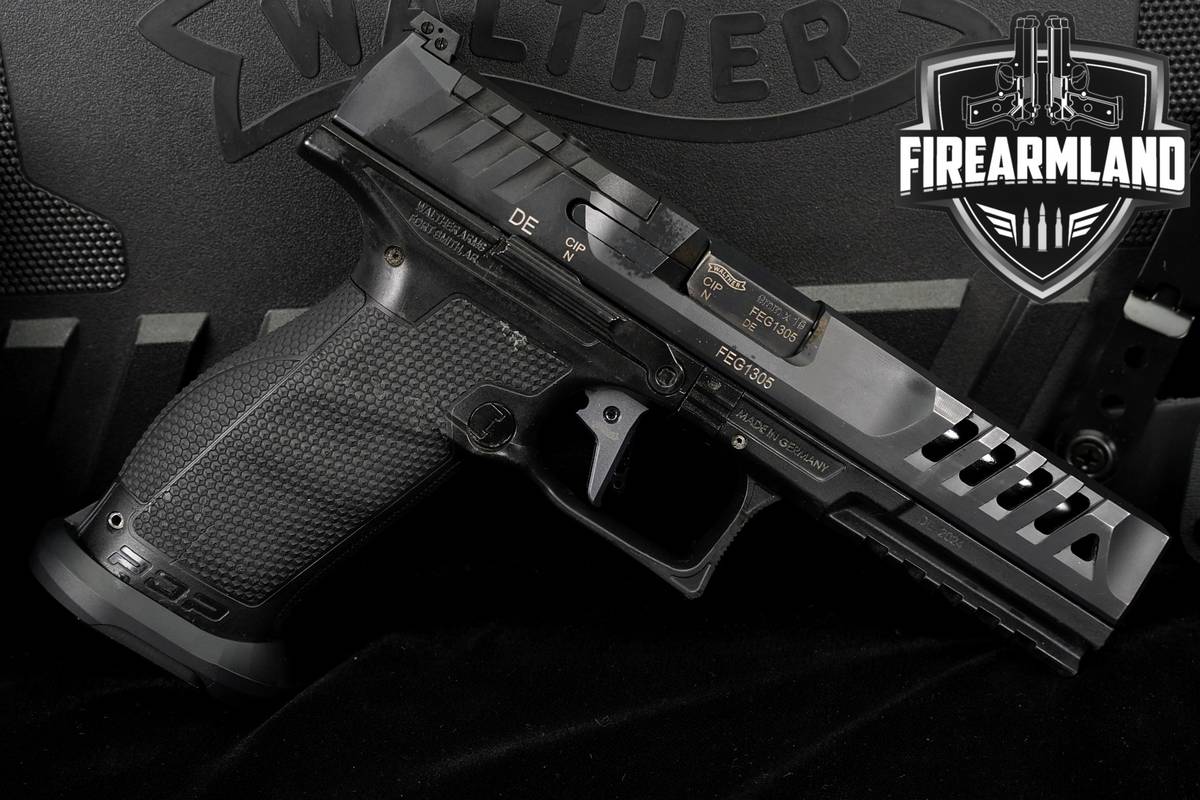 Walther PDP Match Polymer 9mm Optics-Ready +3 MAGS, ORIG CASE, HOLSTER