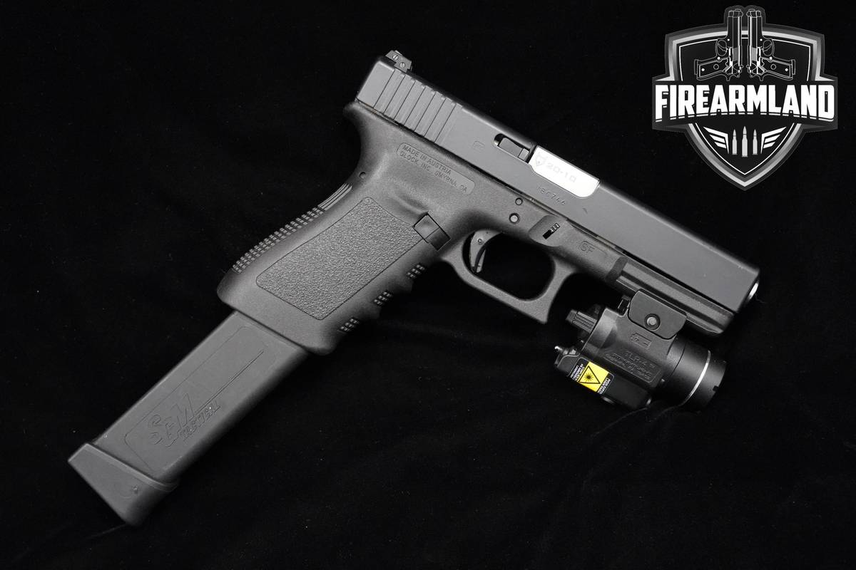Glock 20SF 10mm 4.5" Glock G20 G-20 G20SF G-20-SF Gen-3 +Streamlight TLR-4