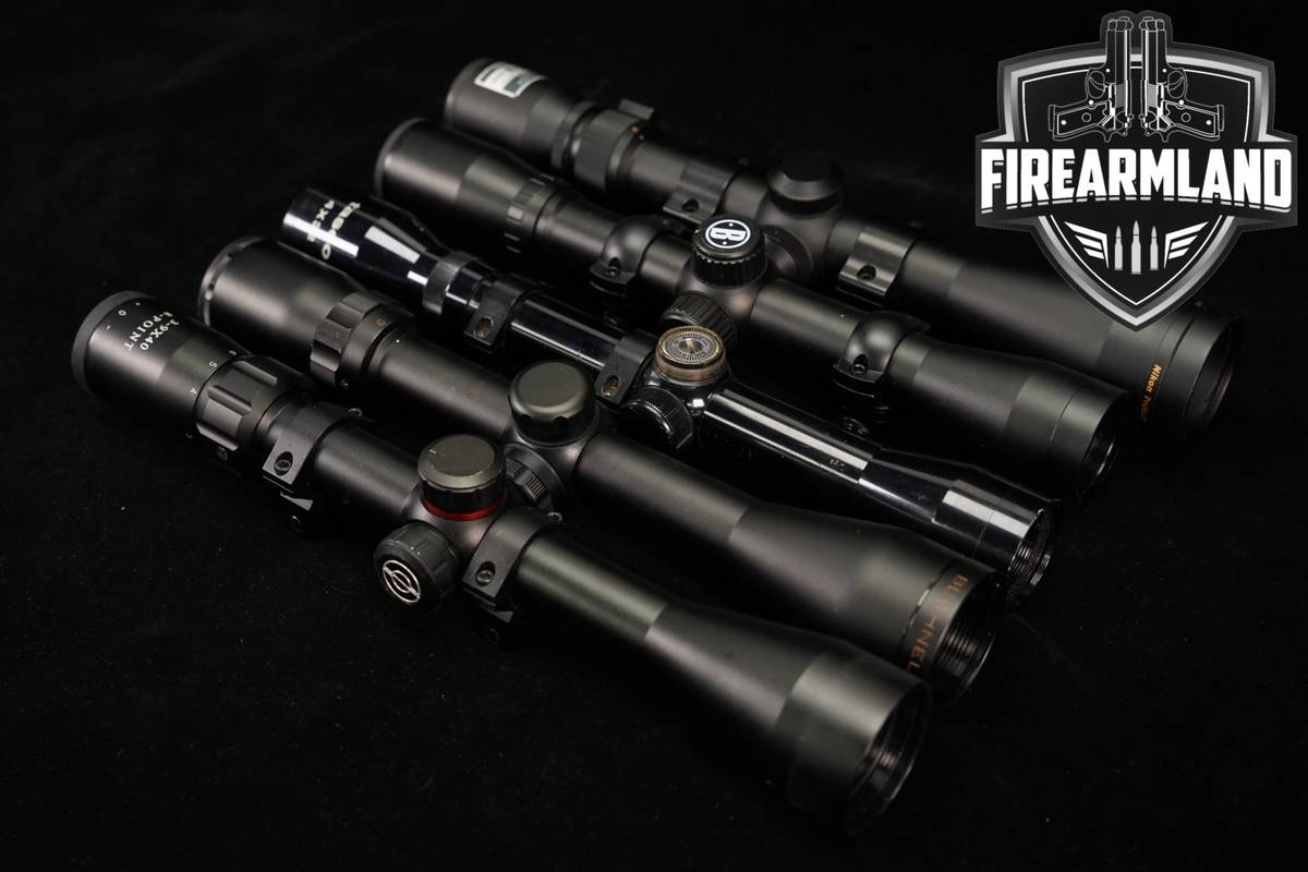 FIVE SCOPE LOT 5 Pack Tasco Bushnell Simmons Nikon Riflescope Scopes