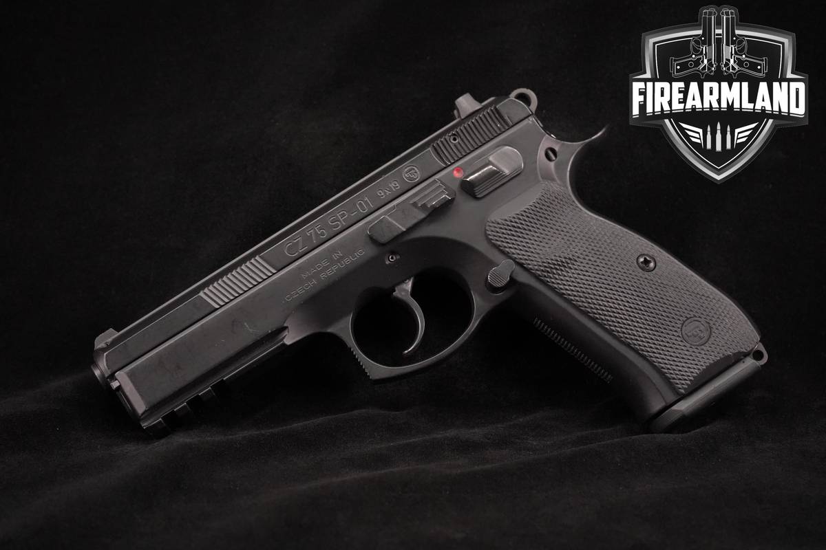 CZ 75 SP-01 9mm 4.6" Black Polycoat CZ75 +ORIG CASE