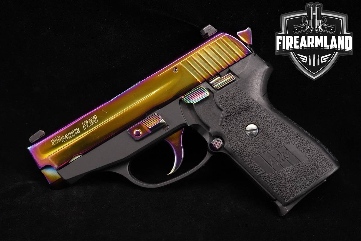 Sig Sauer P239 40 S&W 3.6" Rainbow Oil Slick P-239 +2 MAGS