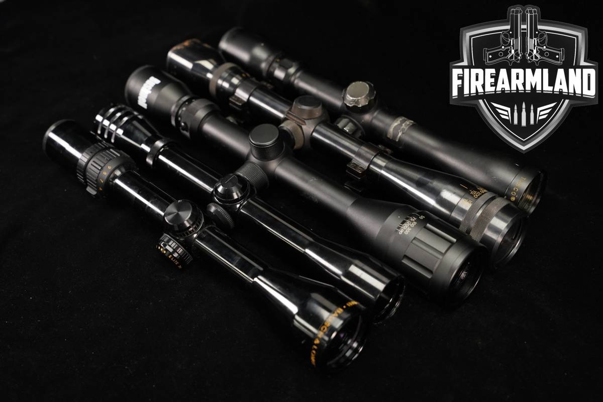 FIVE SCOPE LOT 5 Pack Tasco Baush & Lomb Redfield Bushnell Scopes