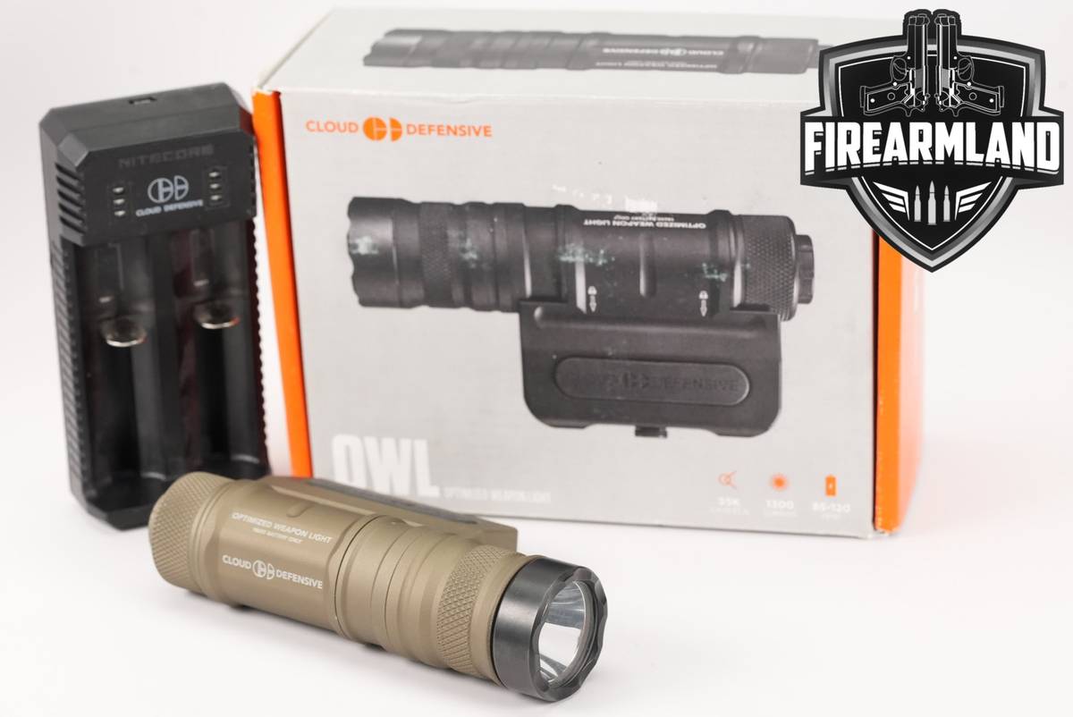 Cloud Defensive OWL 1300 Lumens Weapon Light +ORIG BOX
