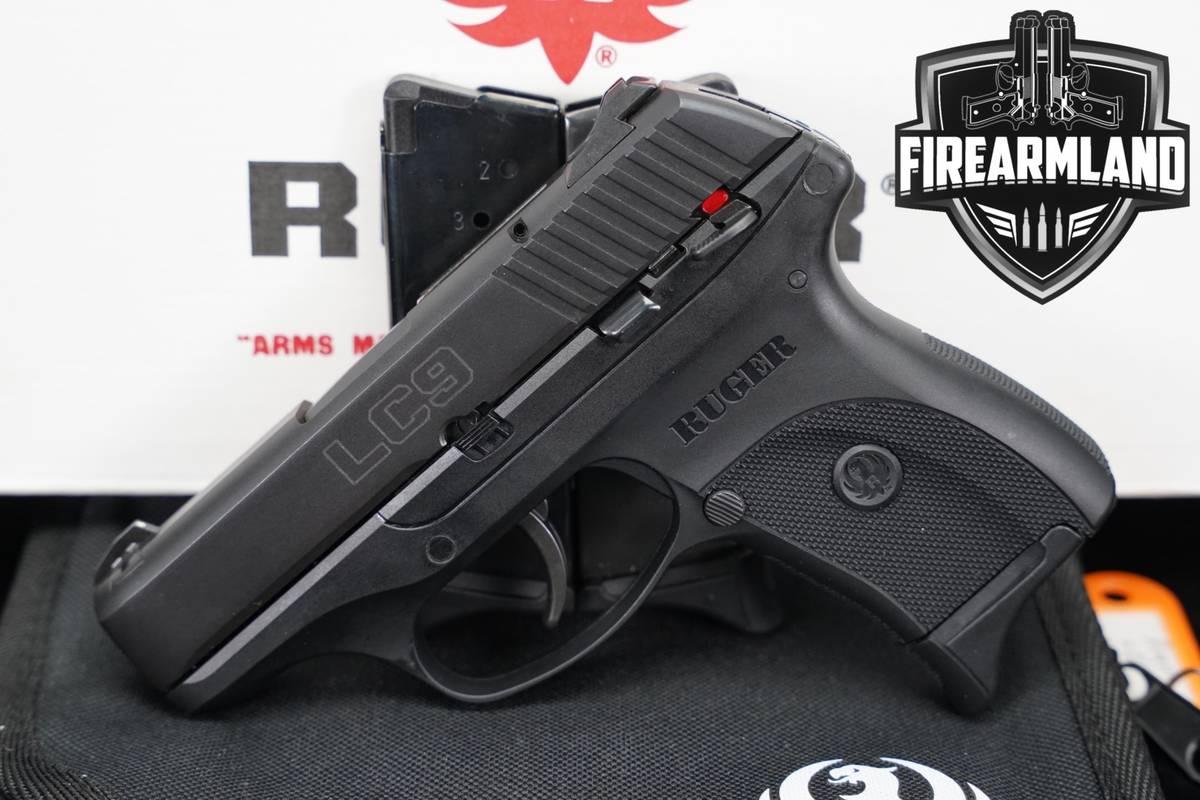 Ruger LC9 9mm 3.12" Blued +3 MAGS & ORIG BOX