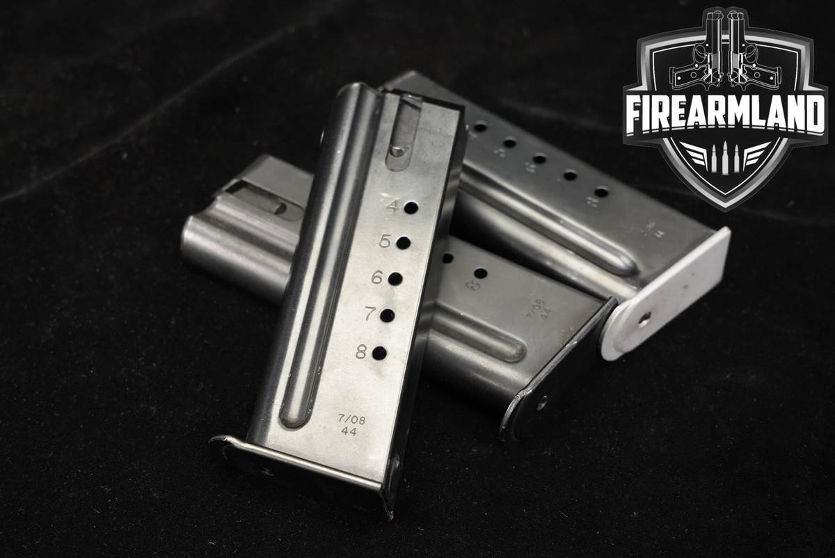 THREE 3 Magnum Research Desert Eagle 8-Rd Magazines .44 Rem DE Deagle Mags
