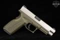 Springfield Armory XD(M) 4.5" 9mm 9mm Luger Two-Tone Silver & OD Green in Excellent Condition Image 3
