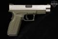 Springfield Armory XD(M) 4.5" 9mm 9mm Luger Two-Tone Silver & OD Green in Excellent Condition Image 4
