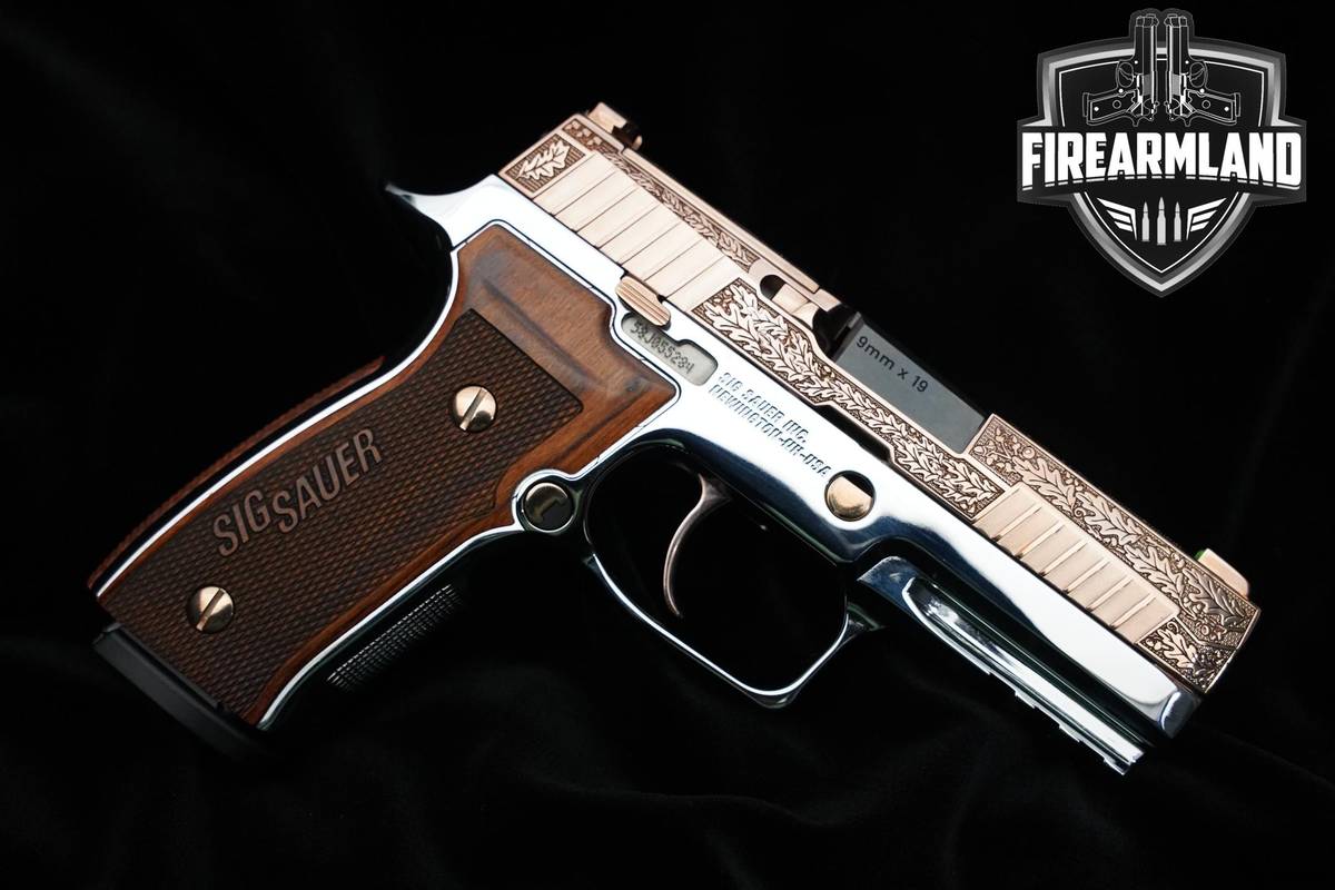 LIKE-NEW Sig Sauer P320 AXG Custom by Seattle Engraving Center 9mm P320
