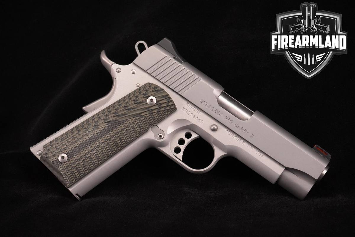 Kimber Pro Carry II 45 ACP 1911 4.0" Satin Stainless +ORIG CASE