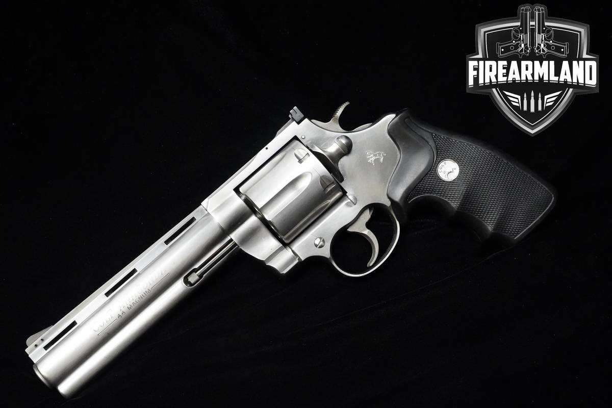 RETRO 1992 Colt Anaconda 44 Magnum 6" Stainless Steel Colt VENT RIB DA/SA