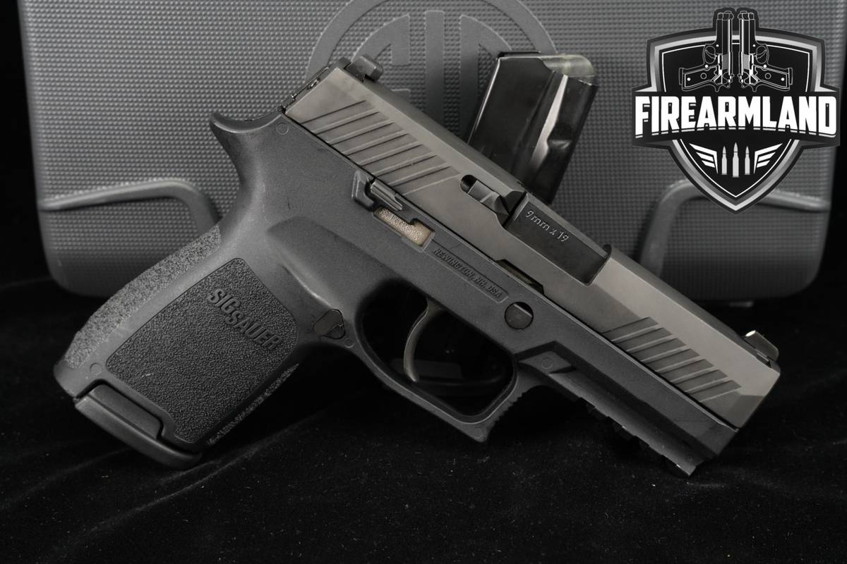Sig Sauer P320 Compact 9mm 3.9" P 320 +2 MAGS & ORIG CASE