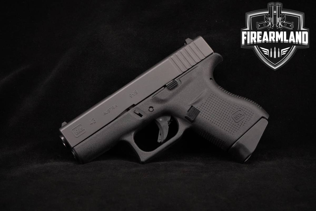 Glock 43 9mm 3.41" G43 +2 MAGS