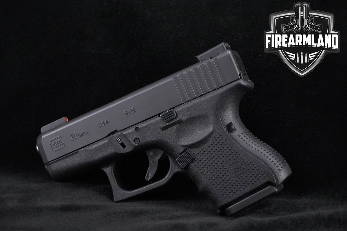 Glock 26 Gen4 9mm 3.42" Glock G26 G-26 Gen-4 +2 MAGS & ORIG CASE