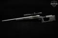 Savage Arms Model 10 Choate Ultimate Varmint .540" bolt face, likely a magnum. .330-.340" bore Stainless & Black in Good Condition Image 2