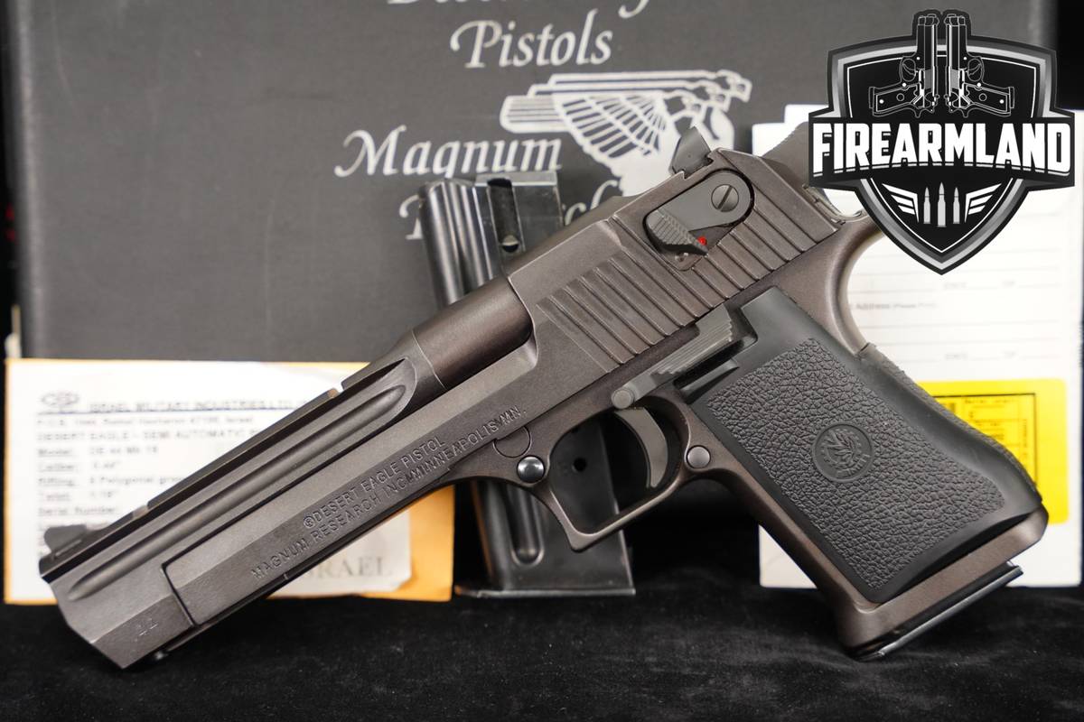 DEAGLE IMI Desert Eagle Mark XIX 44 Rem Mag 6" MK 19 +2 MAGS & ORIG CASE