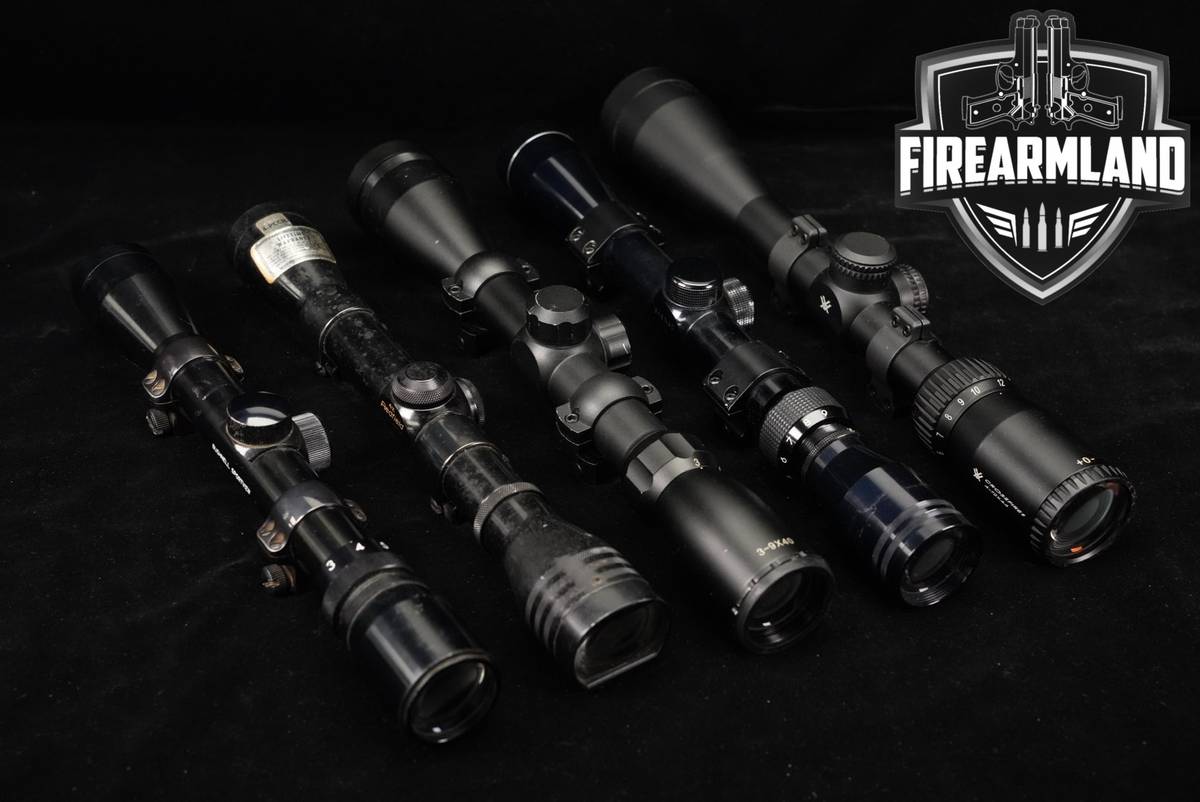 FIVE SCOPE LOT 5 Pack Vortex Redfield Bushnell Tasco Riflescope Scopes