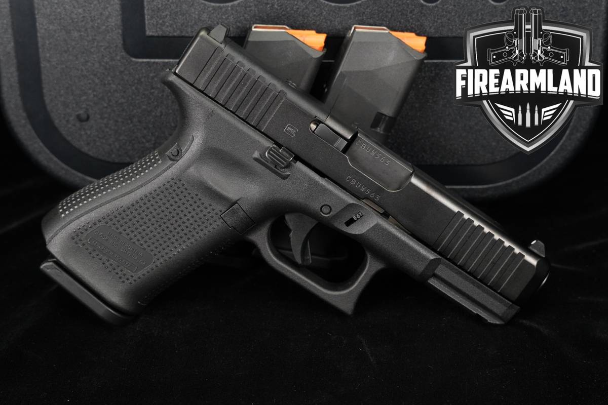 Glock 19 Gen5 MOS G19 Gen 5 9mm Front Serrations +3 MAGS & ORIG CASE