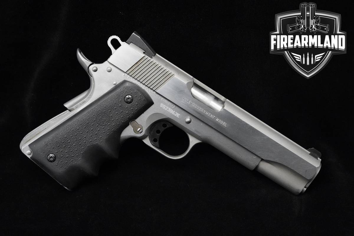 1998 Colt Custom Shop Government Model Series 80 Stainless 45 ACP 5" Colt