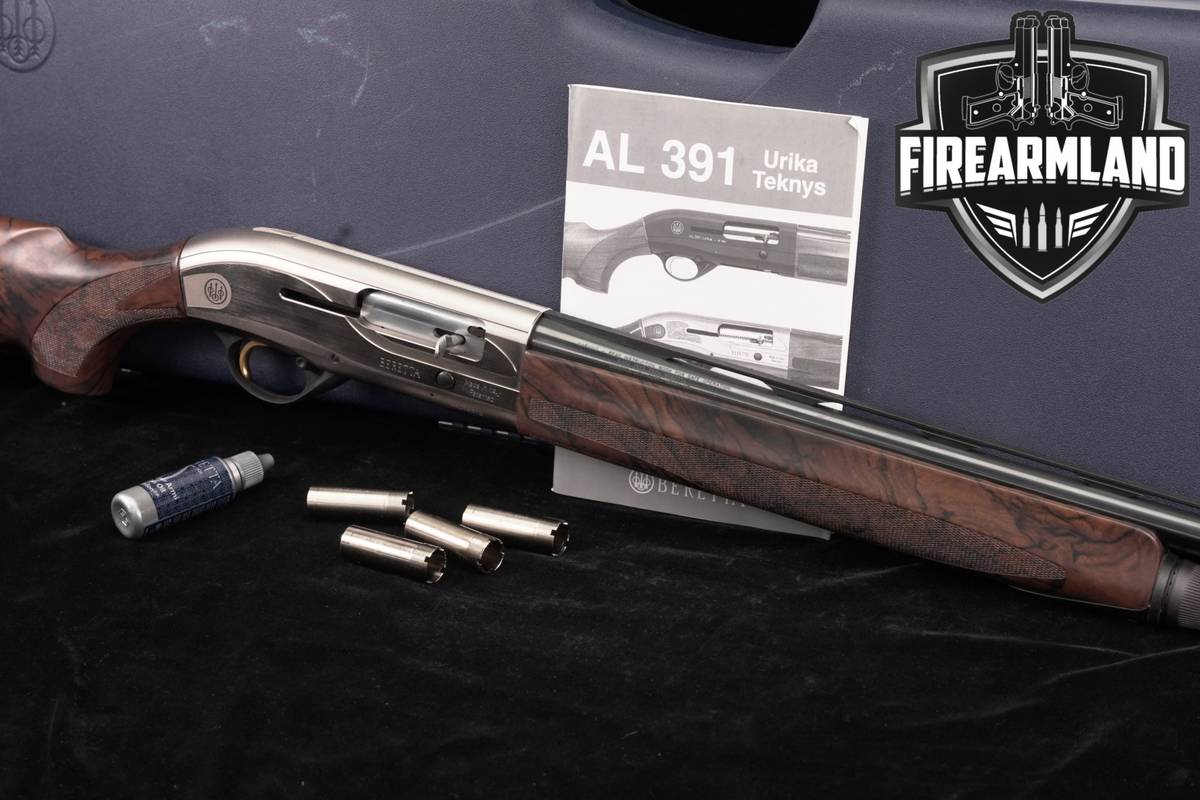 2003 Beretta AL 391 Teknys 20-Gauge Satin Nickel & Walnut AL391 +ORIG CASE