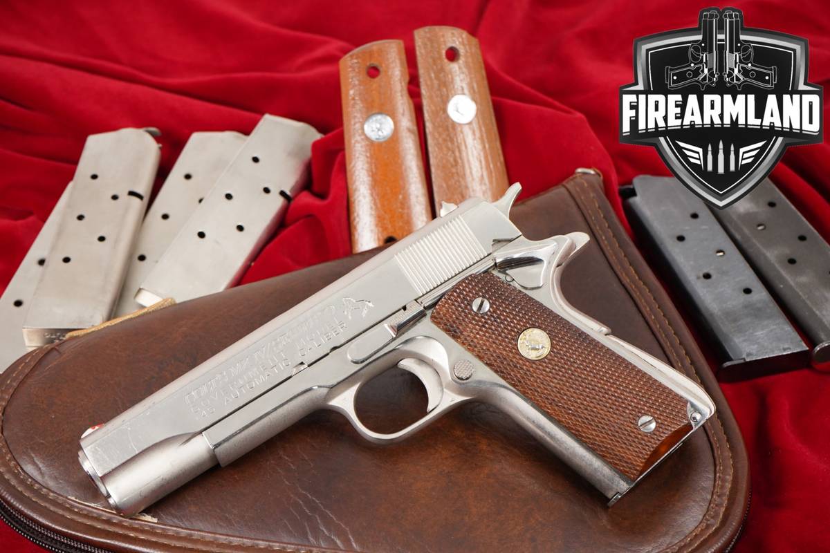 1972 Colt Government Model MK IV Series 70 45 ACP 1911 Mark 4 +7 MAGS