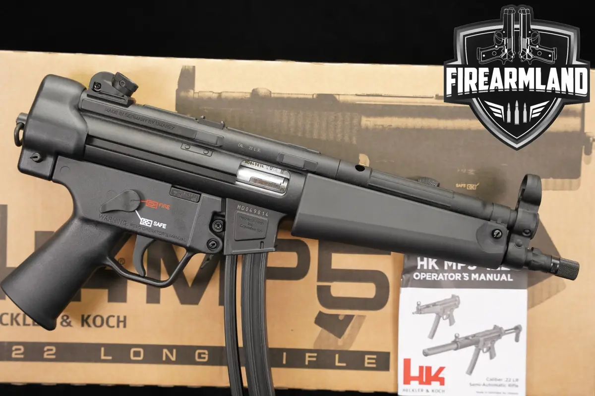 Heckler & Koch MP5 22 Pistol 22LR 9" H&K MP 5 THREADED +ORIG BOX