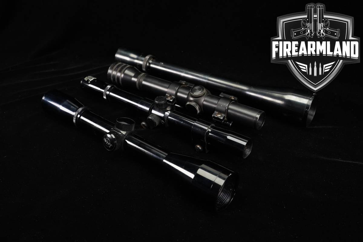 Four scope lot Hunting 4 Pack Kollmorgen Marlin Swift Weaver Scopes