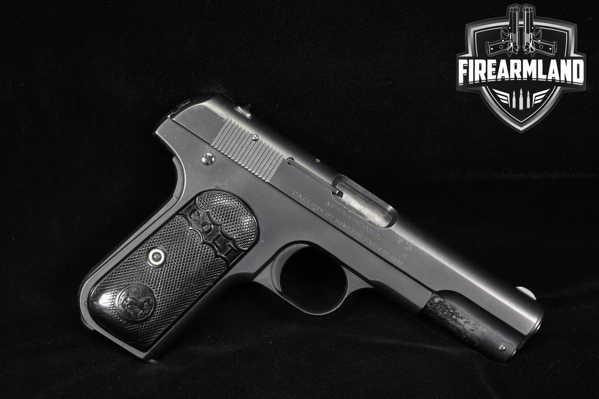 1908 Pre-WWI Colt Model 1903 Pocket Hammerless Type I 32 ACP 4" Blued M1903