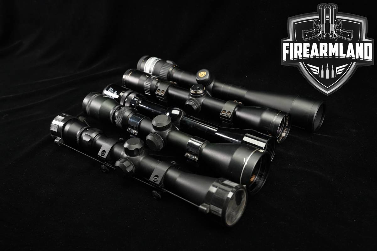 FIVE SCOPE LOT 5 Pack Tasco BSA SWIFT Bushnell Nikon Riflescope Scopes
