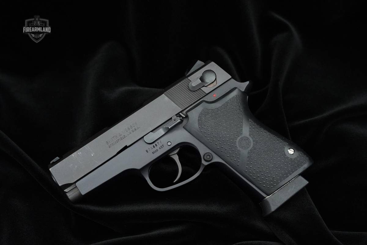 S&W 457 Pistol 45 ACP Steel Frame DA/SA Adjustable Sights 7+1 S&W Decocker