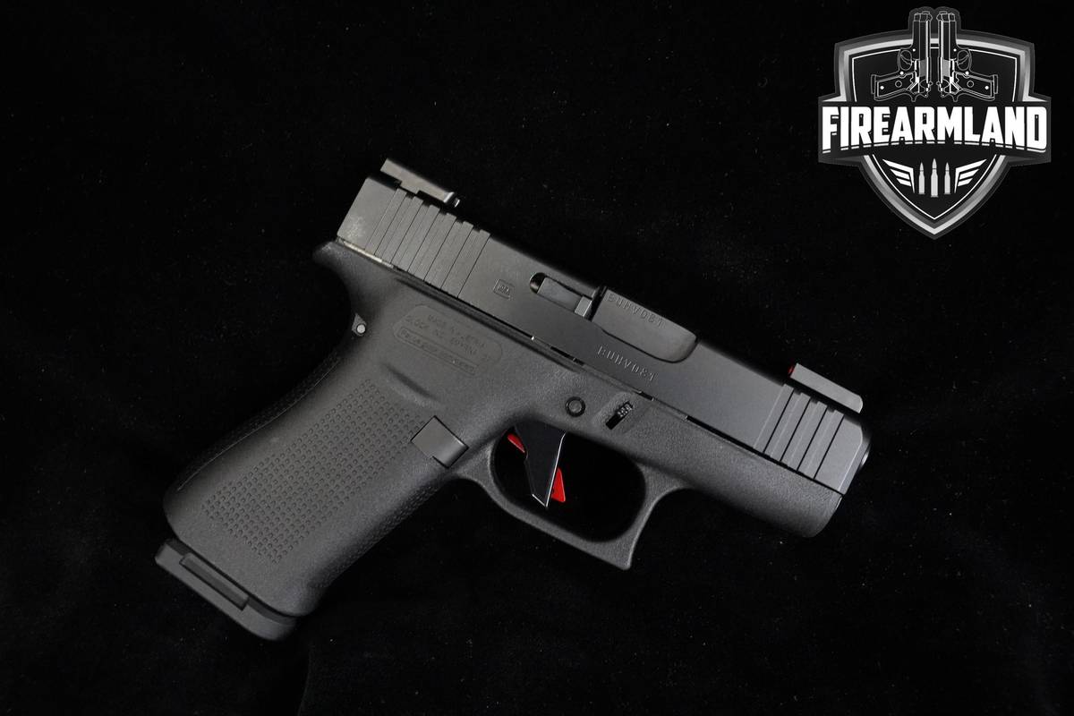 CUSTOM Glock 43X 9mm 3.41" Glock G43X +2 SHIELD ARMS MAGS & ORIG CASE