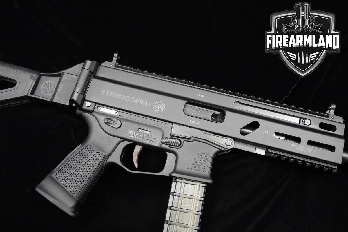 Grand Power Stribog SP9-A1 9mm 8" Stribog-SP9-A1 SP9A1 +3 MAGS & ORIG CASE