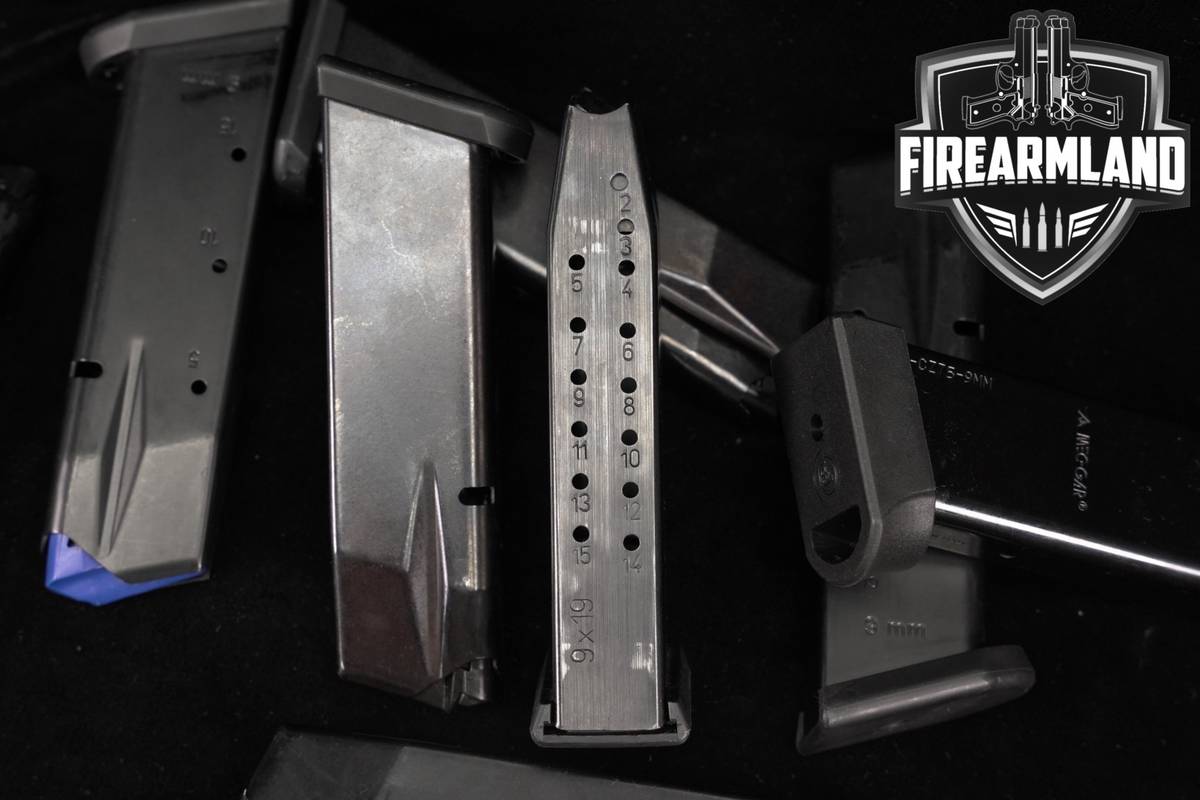 SEVEN (7) CZ 75 Compact 15 Round Magazines 9mm Luger CZ75 Mags