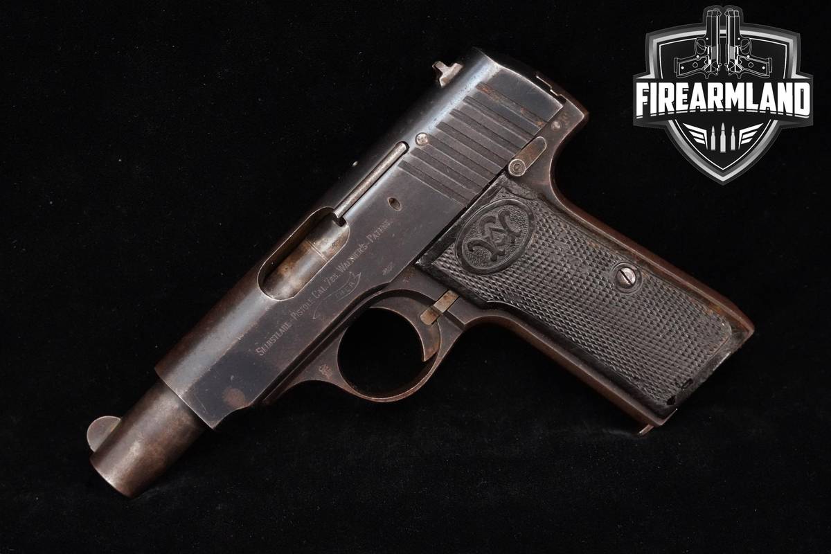 1917 Walther Model 4 Variant 3 32 ACP 3.5" Blued