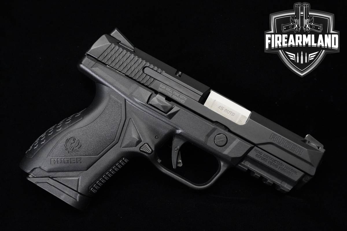 Ruger American Pistol Compact 45 ACP 3.75" Ruger 2MAGS, ORIG CASE & HOLSTER