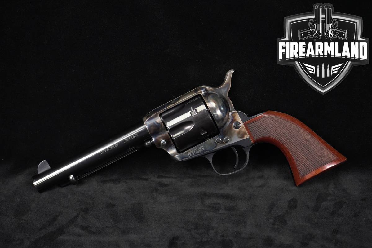 A Uberti 1873 Cattleman El Patron 45 Colt 5.5" Color Case-Hardened Frame