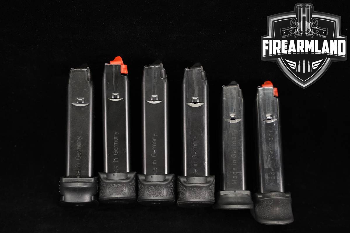 SIX (6) Heckler & Koch H&K VP(SK/ P30SK Magazines 9mm Luger SFP9SK Mags