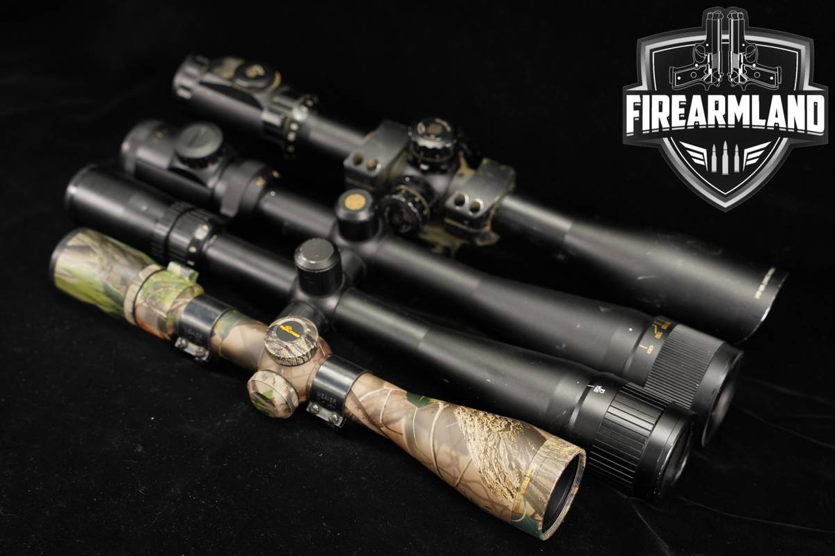 FOUR SCOPE LOT 4 Pack Tasco BEC Accushot Nikon Riflescope Scopes