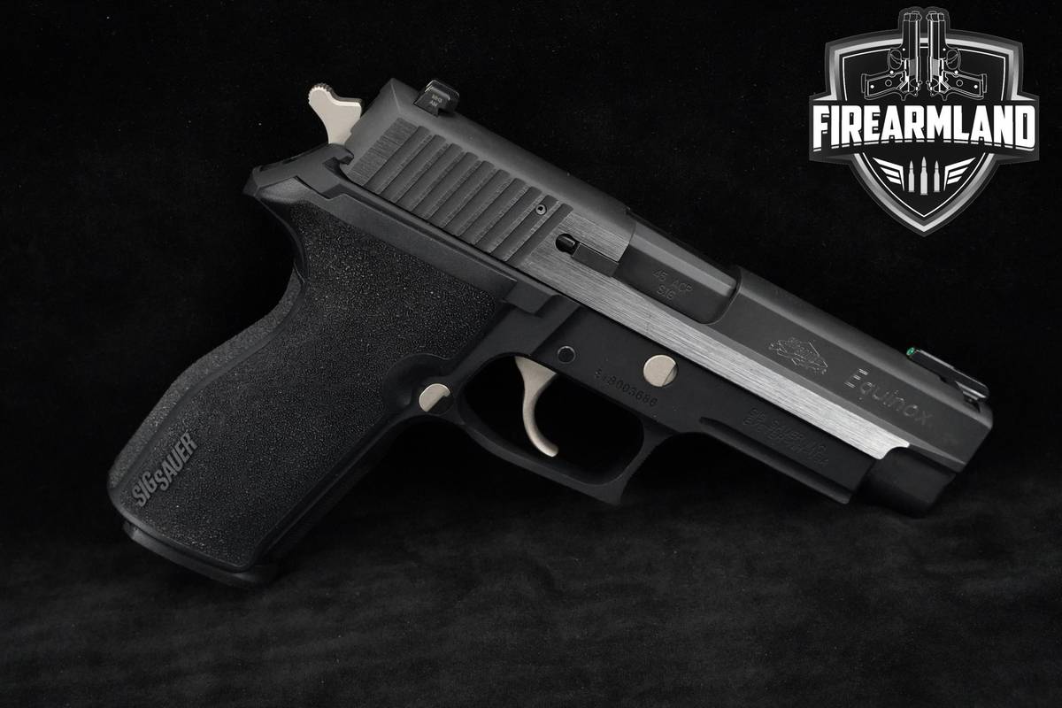 Sig Sauer P227 Custom Shop Equinox 45 ACP 4.4 Two-Tone Stainless +ORIG CASE