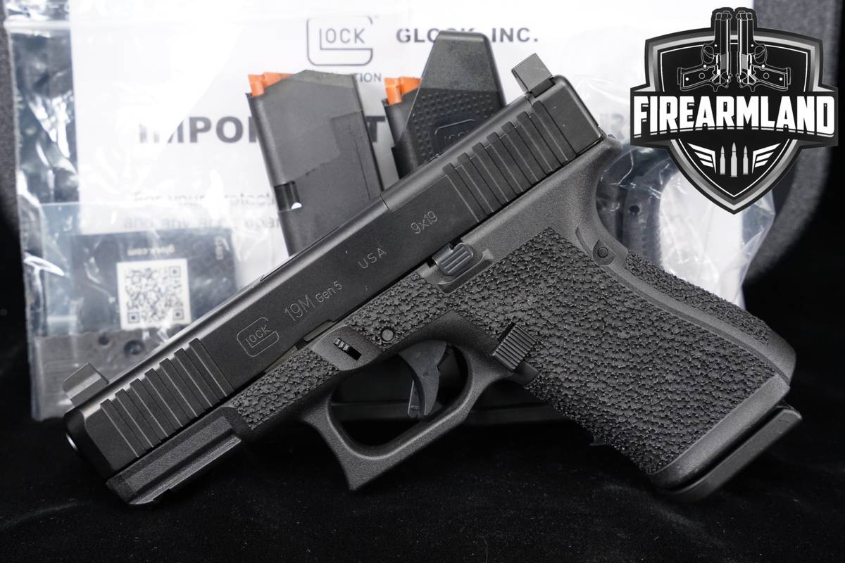 FBI Glock 19M Gen5 MOS Compact 9mm 4.02" G19 Gen 5 G19M +3 MAGS & ORIG CASE