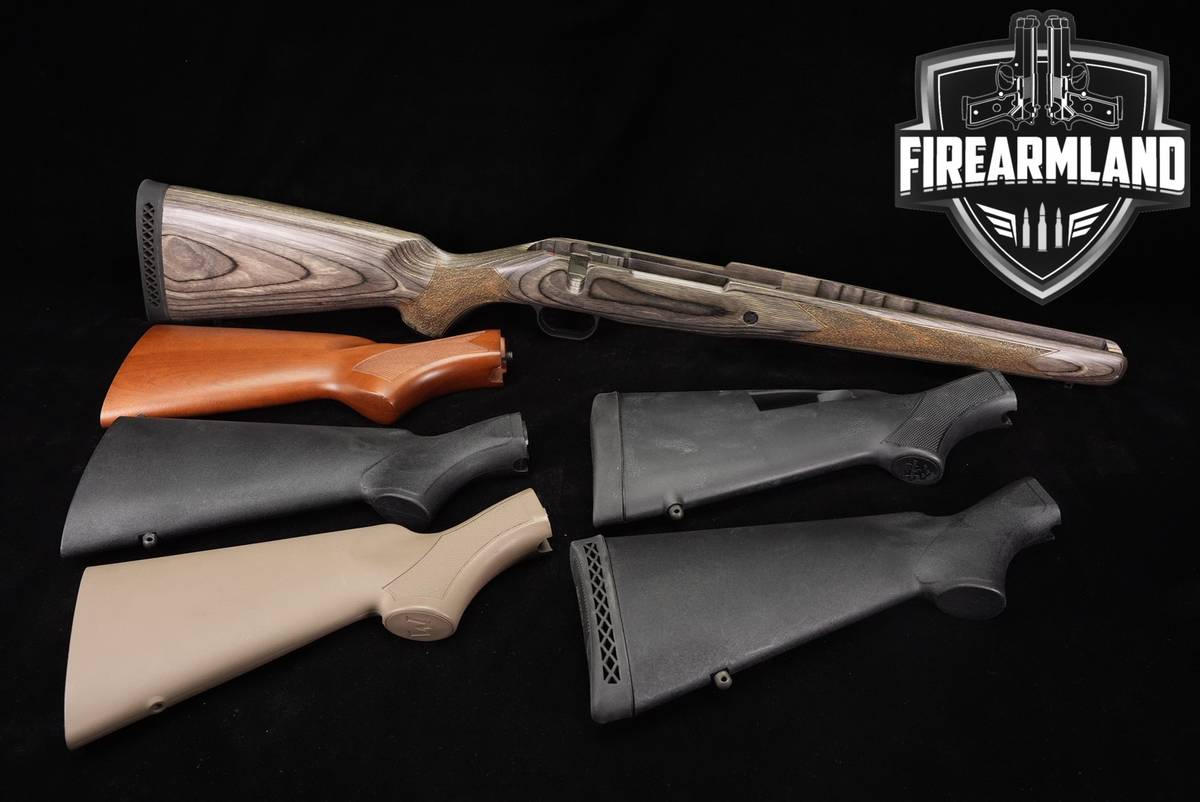 FIVE 5 Mossberg 500 590 Stocks & 1x Patriot Laminate Wood Rifle Stock