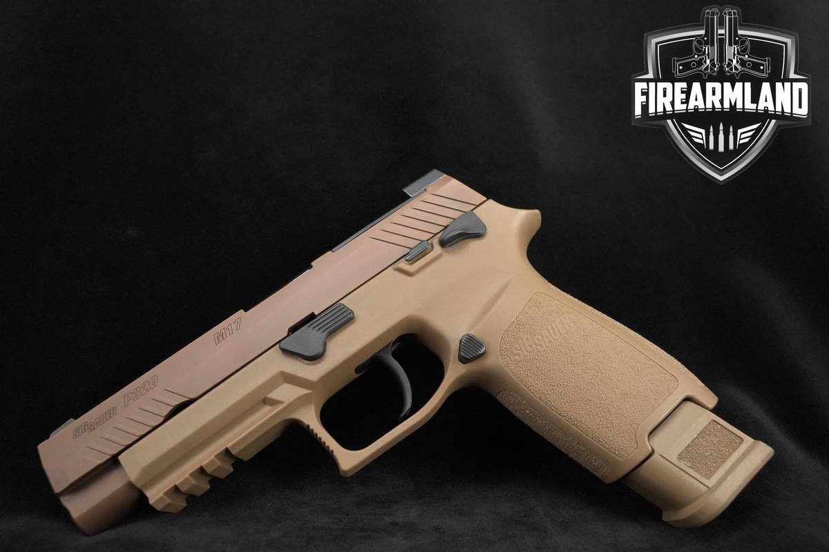 Sig Sauer P320 M17 9mm 4.7" Coyote PVD Sig-Sauer P320 P-320 M-17 +ORIG CASE