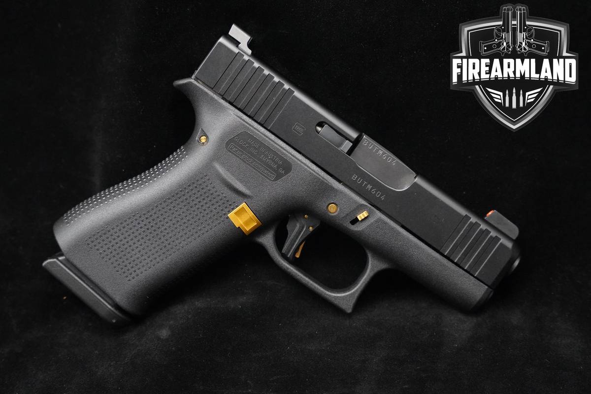 Glock 43X Slimline 9mm 3.4" Glock G43X G43-X Trijicon Sights +ORIG CASE
