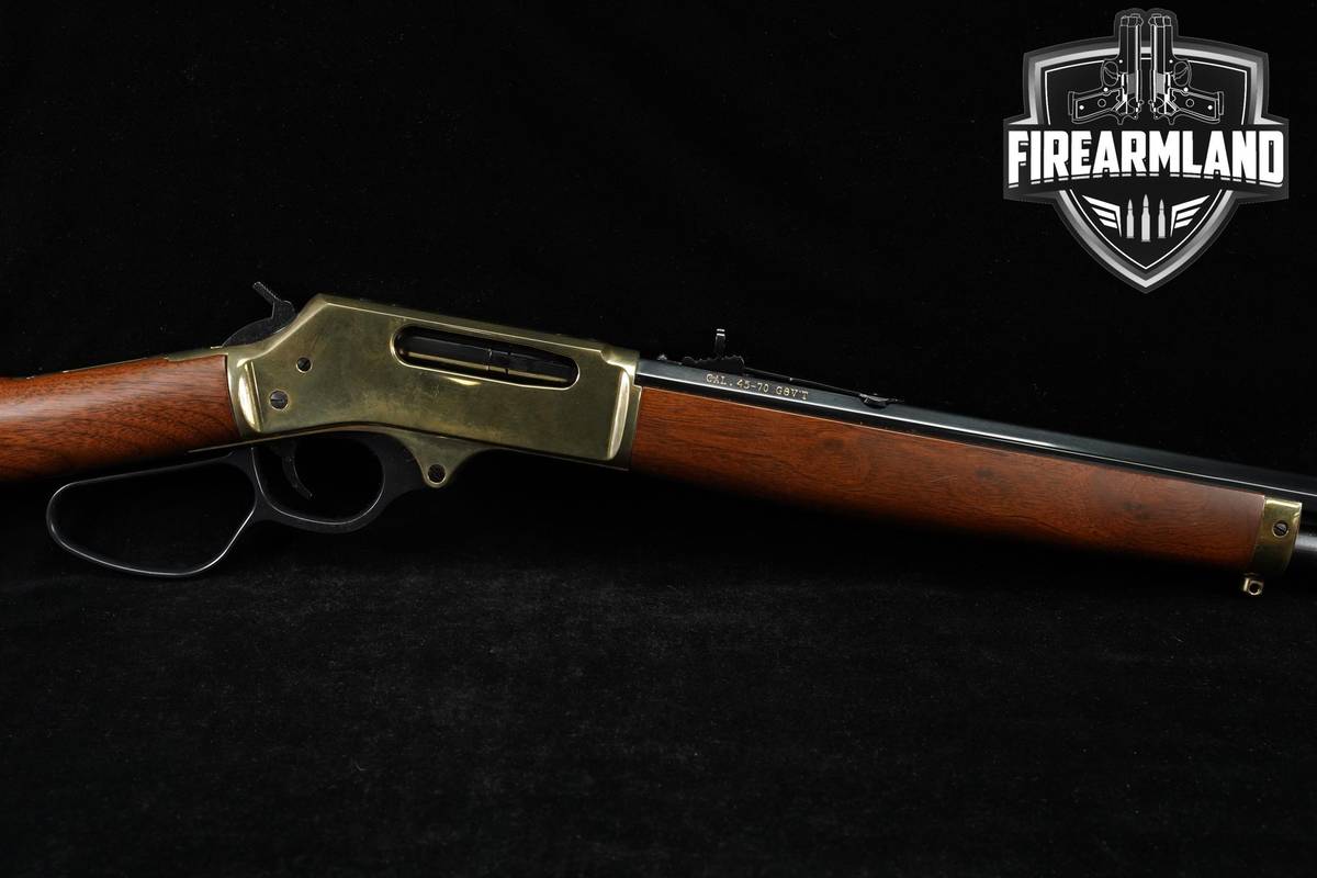 Henry 45-70 H010 Lever Action 22" Brass & Walnut