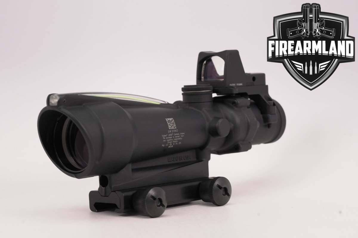 Trijicon ACOG M249 Piggyback RMR Green Horseshoe 3.5x Magnification M-249