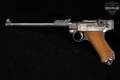 1917 DWM Lange Pistole 08 Artillery Luger 9mm Luger Blued in Very Good Condition Image 4